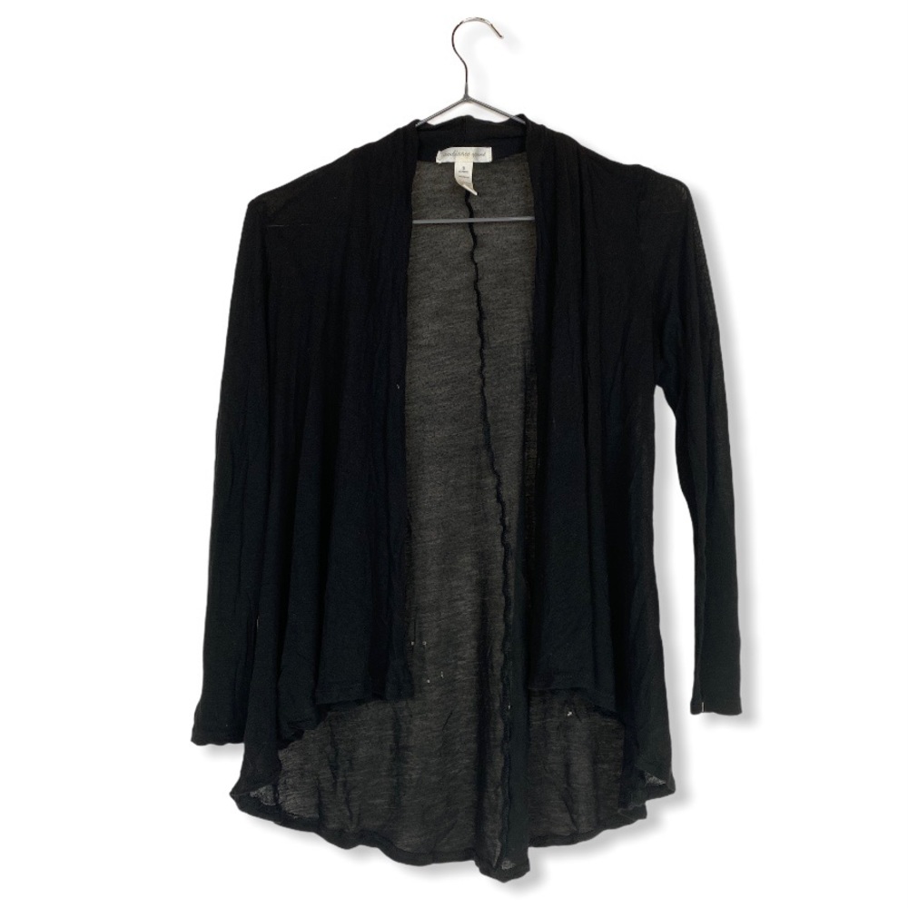 Black Waterfall Cardigan